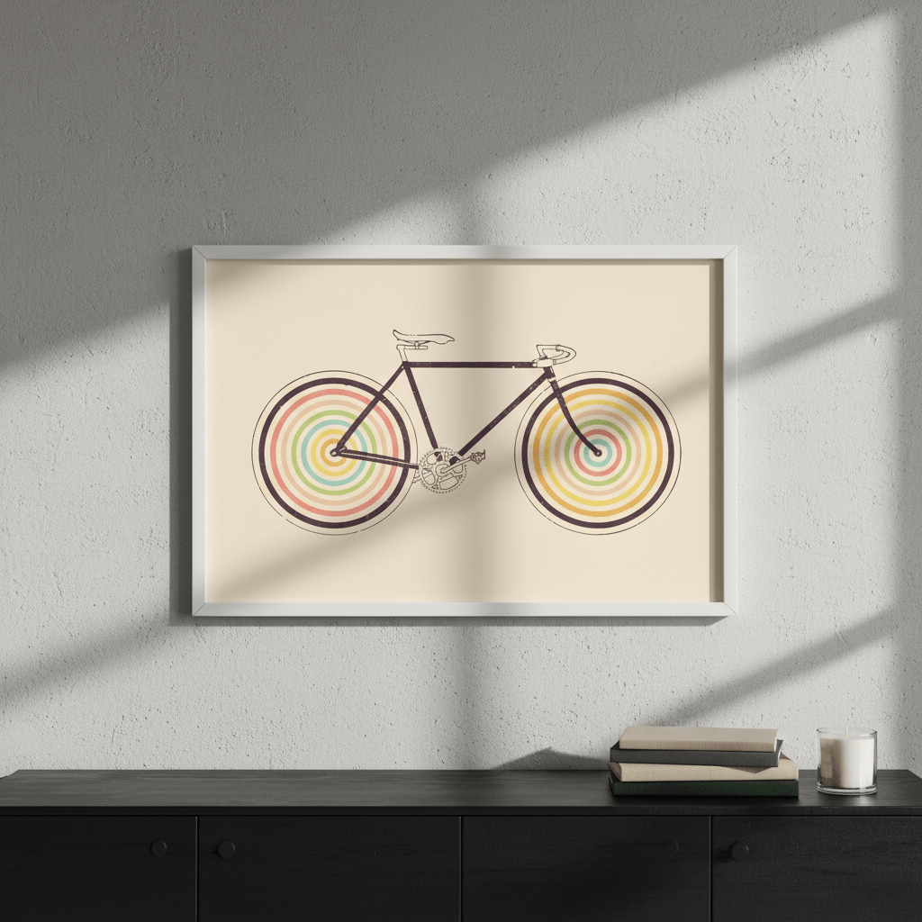 Velocolor by Florent Bodart wall - art - picture - poster