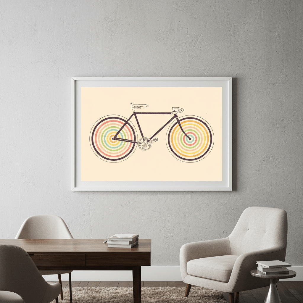 Velocolor by Florent Bodart wall - art - picture - poster