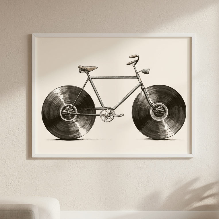 Velophone by Florent Bodart wall - art - picture - poster