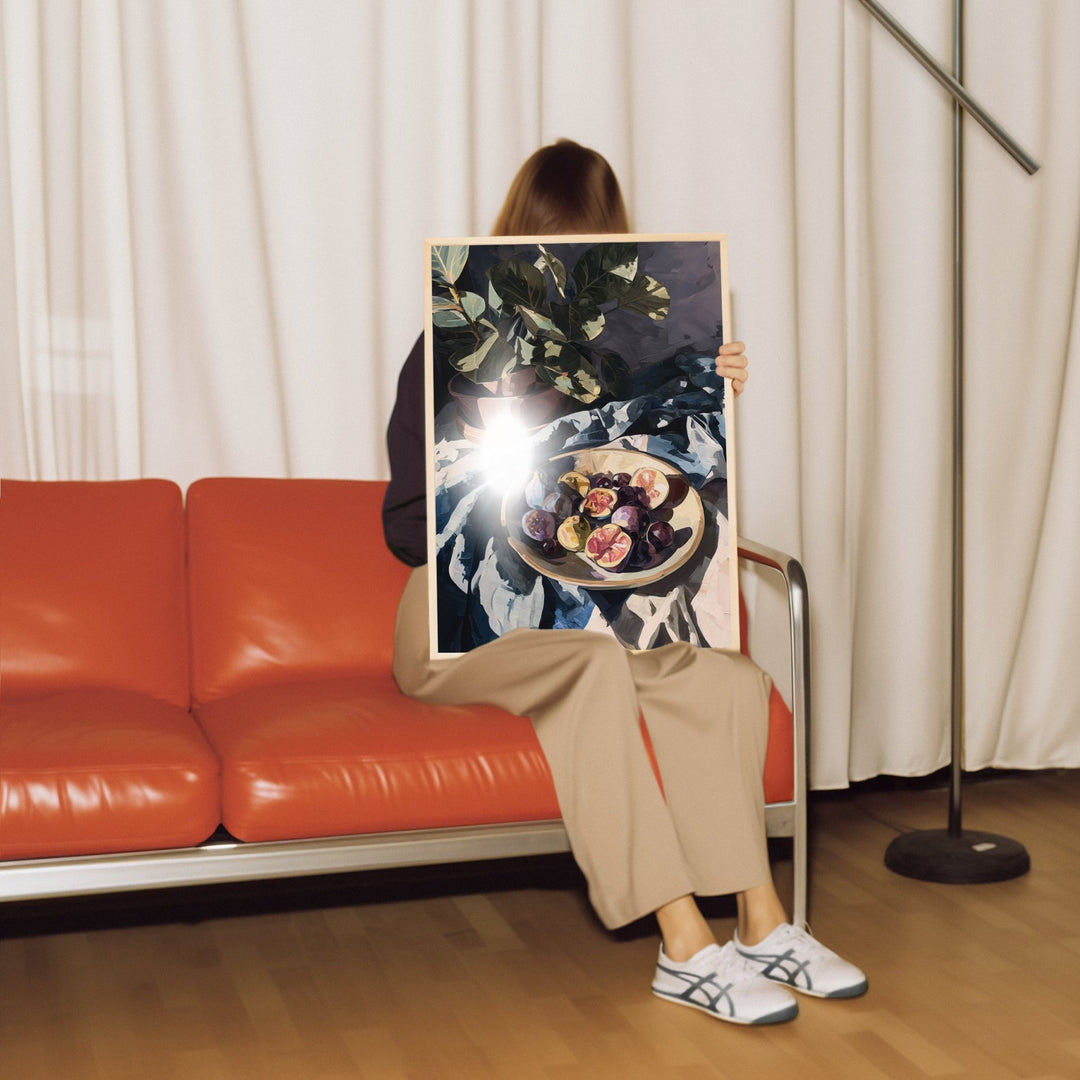 Velvet Fig Oil Painting Print wall - art - picture - poster