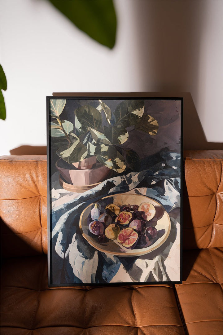 Velvet Fig Oil Painting Print wall - art - picture - poster