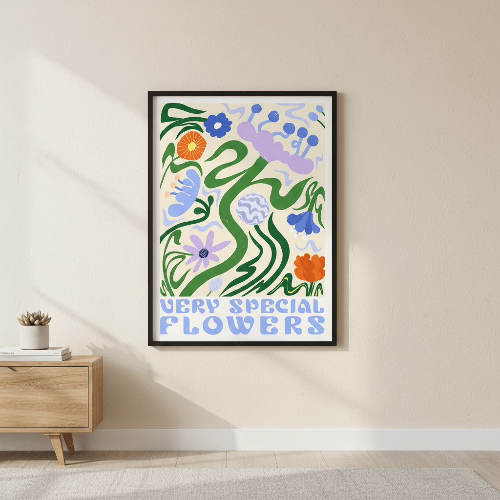 Very Special Flowers by Manne Jalilian wall - art - picture - poster