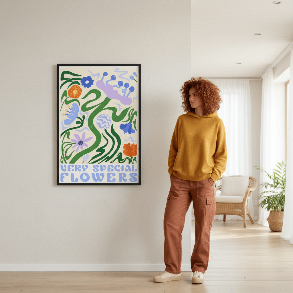 Very Special Flowers by Manne Jalilian wall - art - picture - poster