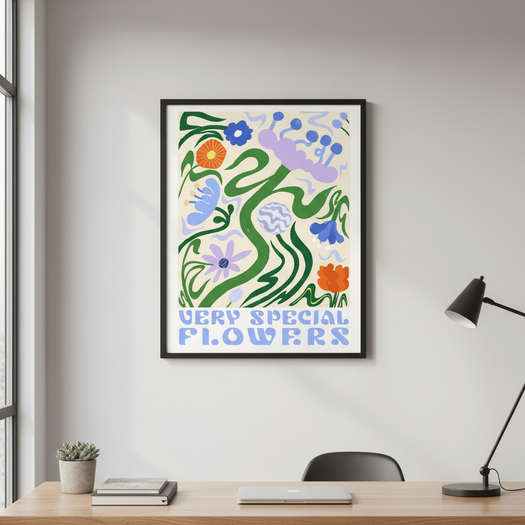 Very Special Flowers by Manne Jalilian wall - art - picture - poster