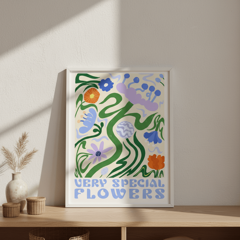 Very Special Flowers by Manne Jalilian wall - art - picture - poster
