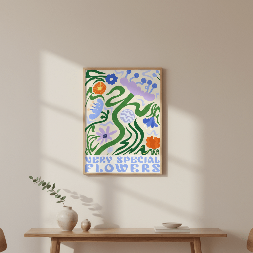 Very Special Flowers by Manne Jalilian wall - art - picture - poster