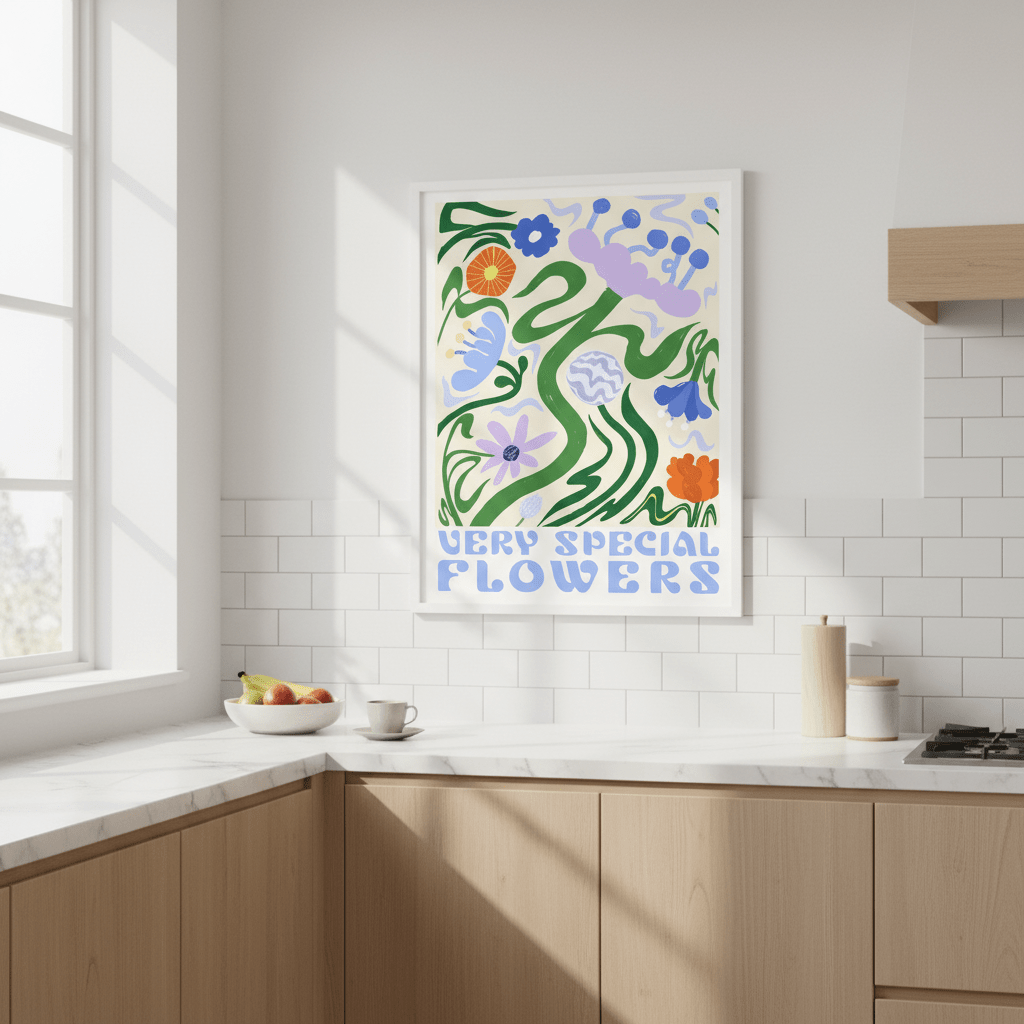 Very Special Flowers by Manne Jalilian wall - art - picture - poster