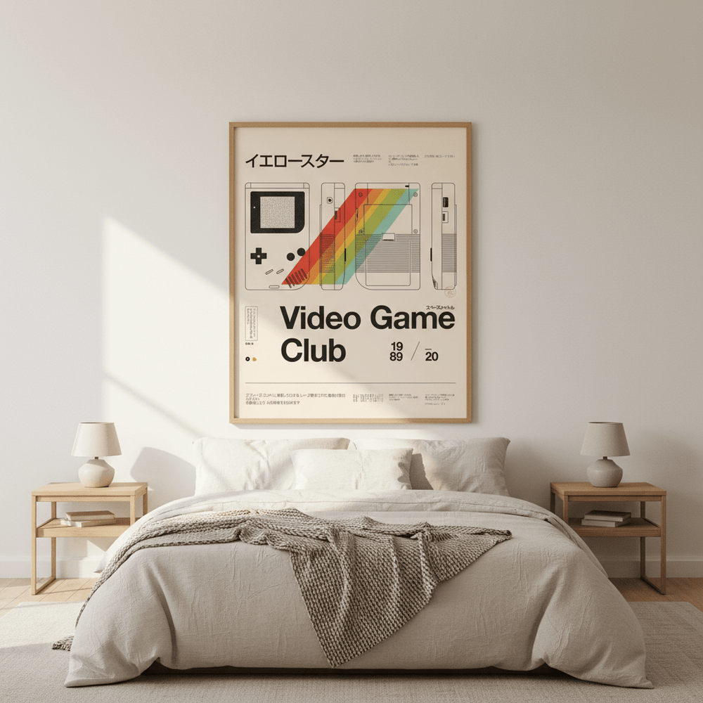 Video Game Club by Florent Bodart wall - art - picture - poster