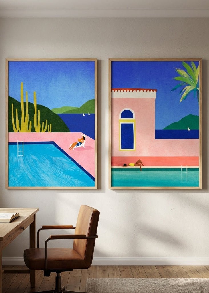Villa Life Pair by Henry Rivers