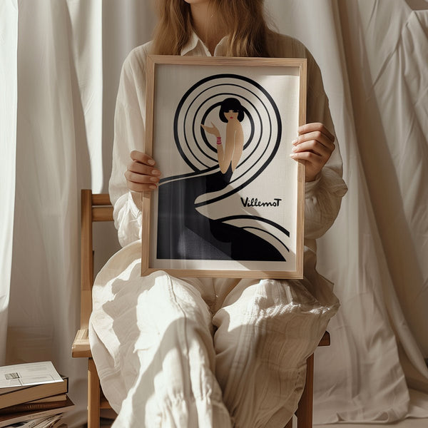 Villemot Spirale Parly Wall Art by Bernard Villemot