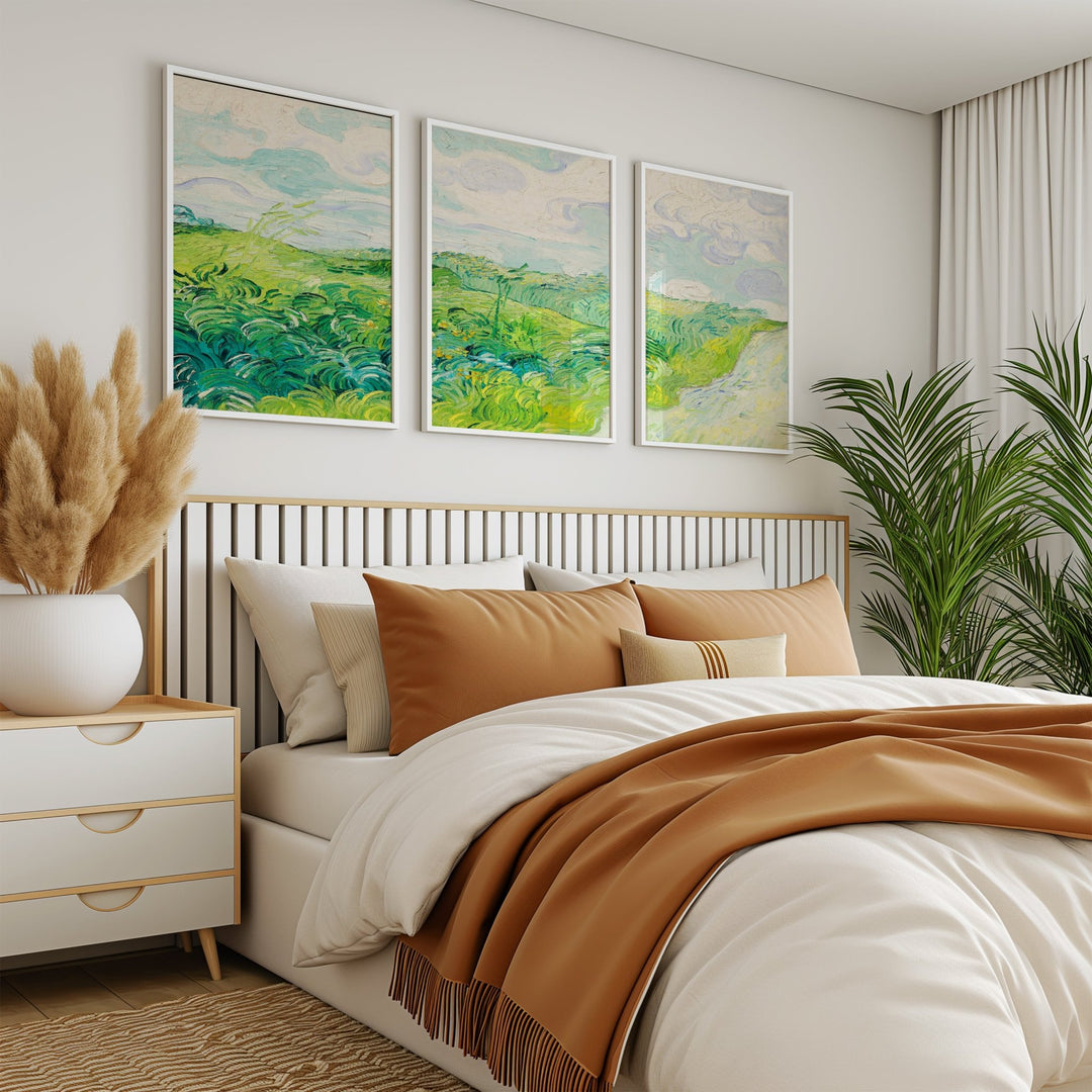 Vincent van Gogh Exhibition Serenity Prints Set of 3 wall - art - picture - poster