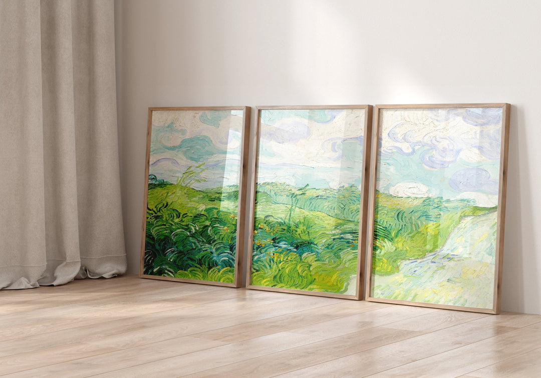 Vincent van Gogh Exhibition Serenity Prints Set of 3 wall - art - picture - poster