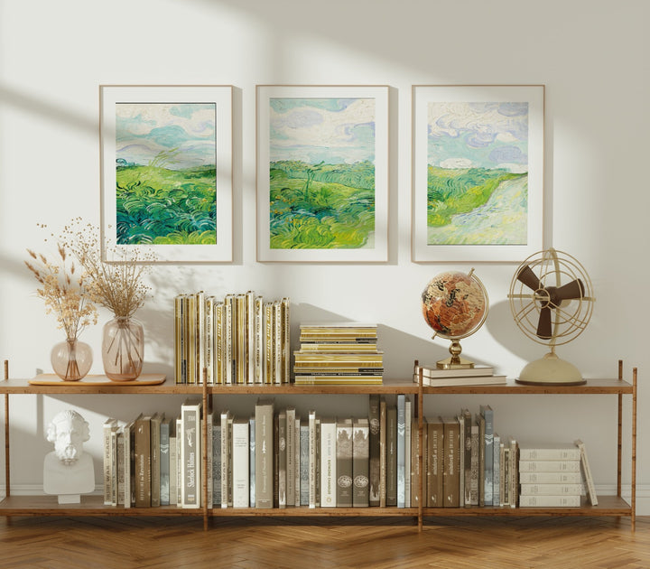 Vincent van Gogh Exhibition Serenity Prints Set of 3 wall - art - picture - poster