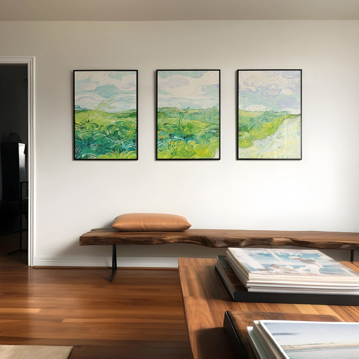 Vincent van Gogh Exhibition Serenity Prints Set of 3 wall - art - picture - poster