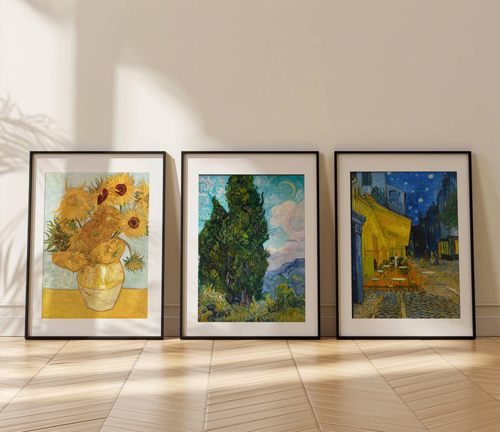 Vincent van Gogh Trio Exhibition Prints wall - art - picture - poster