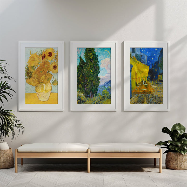 Vincent van Gogh Trio Exhibition Prints wall - art - picture - poster