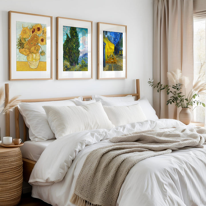 Vincent van Gogh Trio Exhibition Prints wall - art - picture - poster