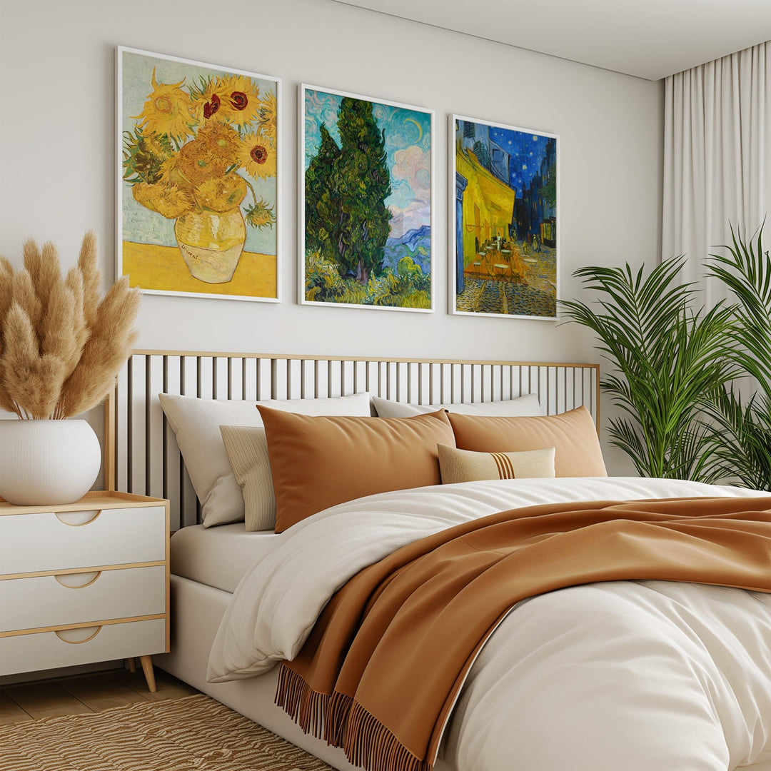 Vincent van Gogh Trio Exhibition Prints wall - art - picture - poster