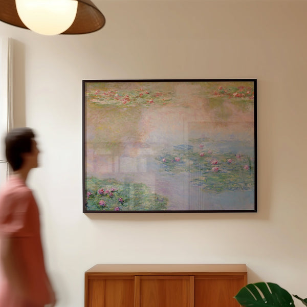Vintage Botanical Nympheas by Claude Monet