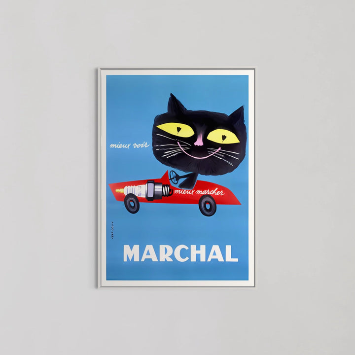 Vintage French Cat Wall Art by Marchal - Style My Wall