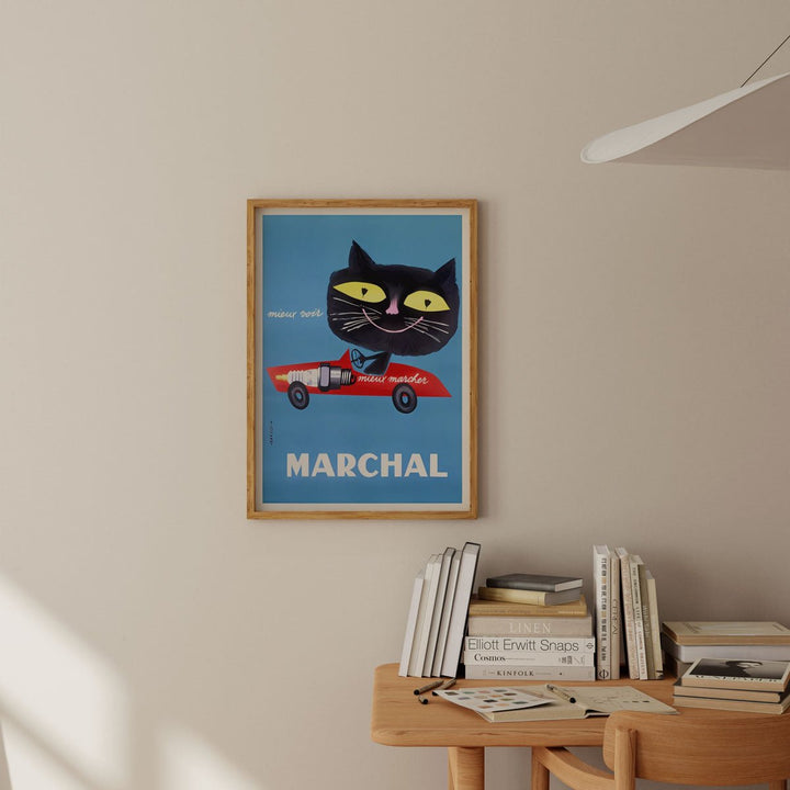 Vintage French Cat Wall Art by Marchal - Style My Wall