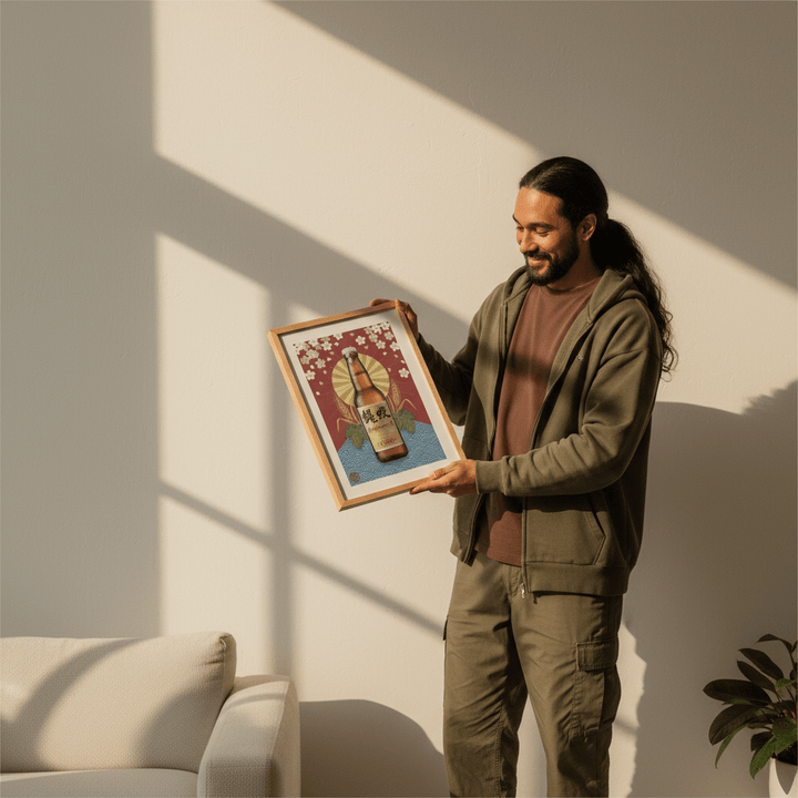 Vintage Japanese Beer Poster wall - art - picture - poster