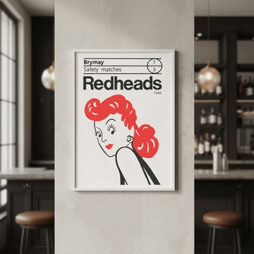 Vintage Redheads Poster 1946 wall - art - picture - poster