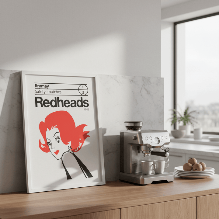 Vintage Redheads Poster 1958 wall - art - picture - poster
