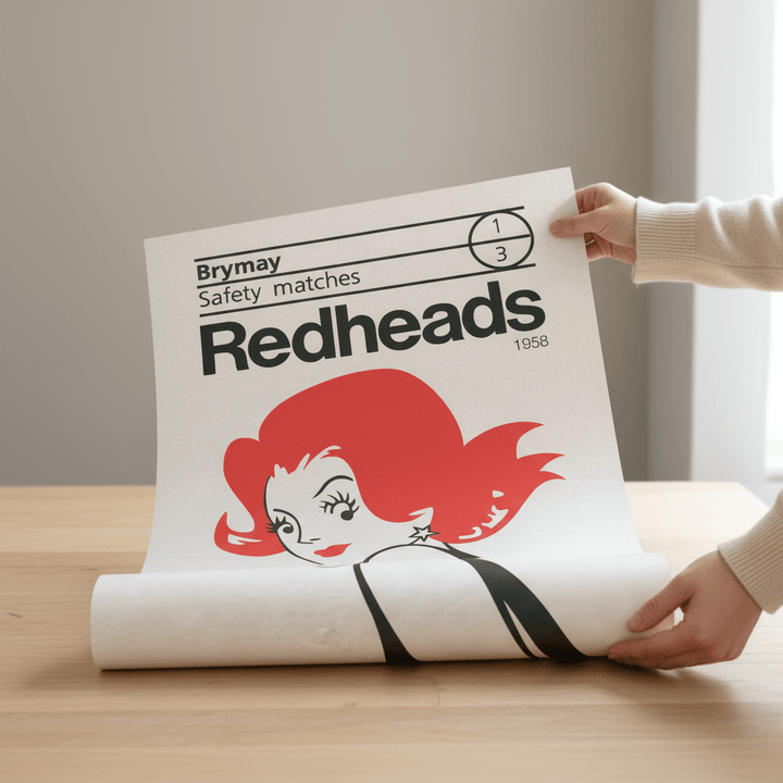 Vintage Redheads Poster 1958 wall - art - picture - poster