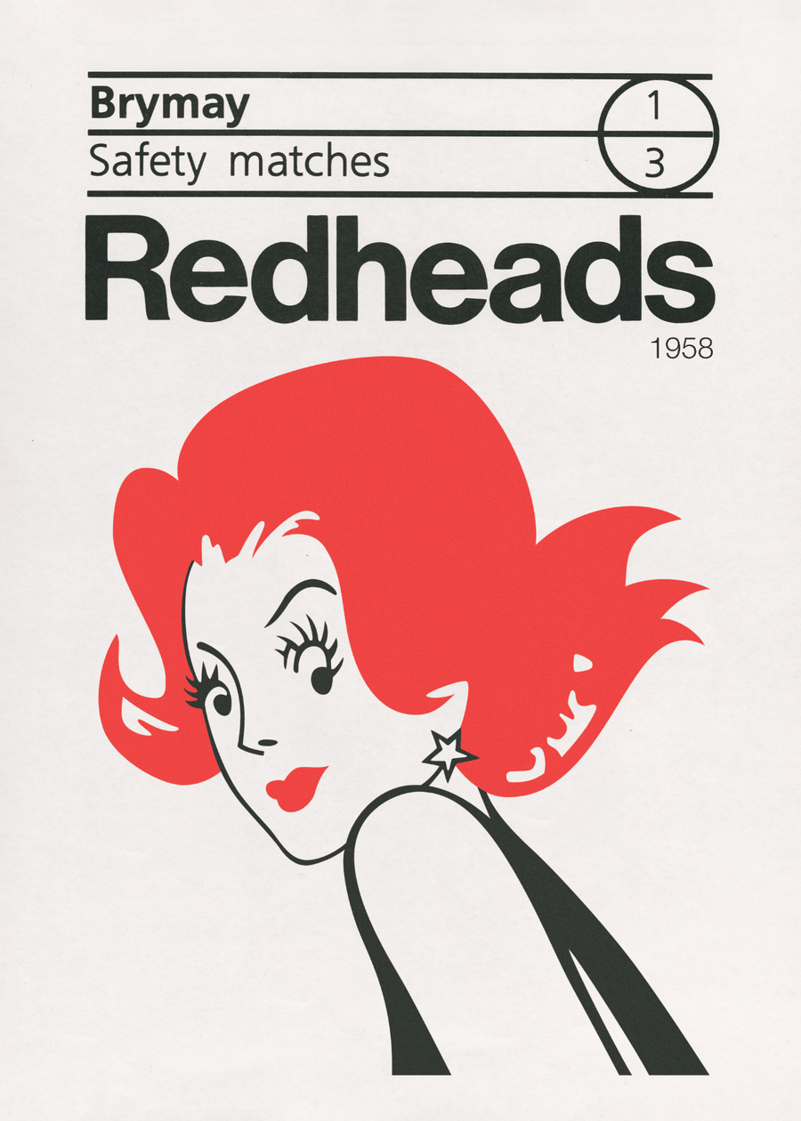 Vintage Redheads Poster 1958