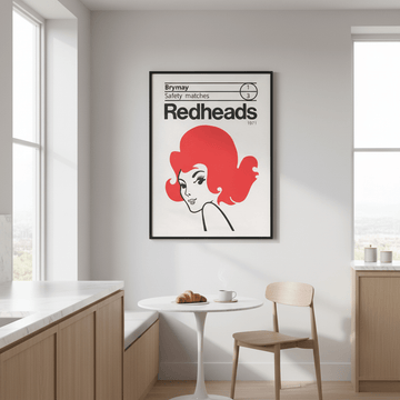 Vintage Redheads Poster 1971 wall - art - picture - poster