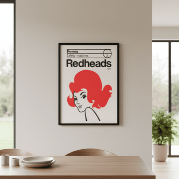 Vintage Redheads Poster 1971 wall - art - picture - poster