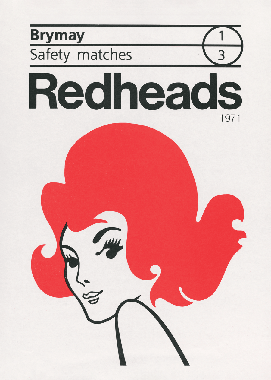 Vintage Redheads Poster 1971