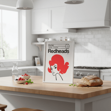 Vintage Redheads Poster 1971 wall - art - picture - poster