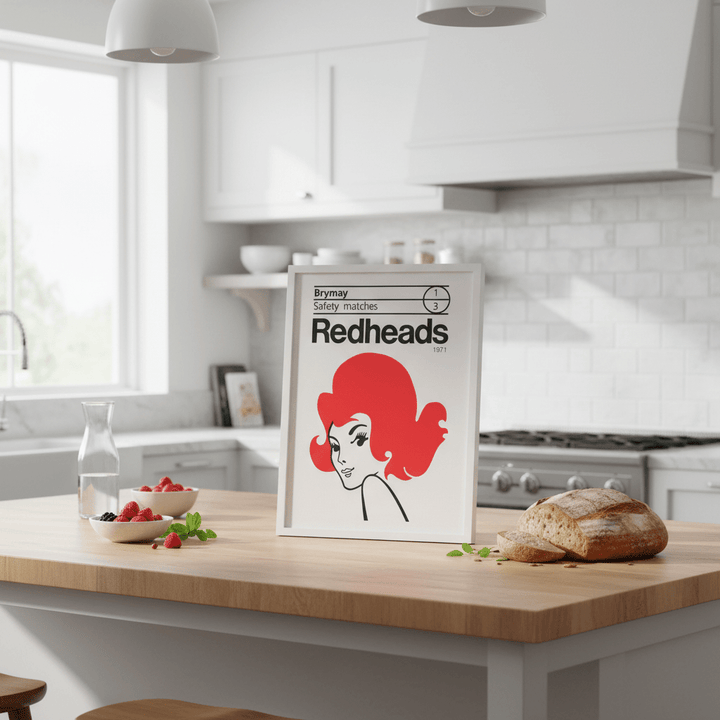 Vintage Redheads Poster 1971 wall - art - picture - poster