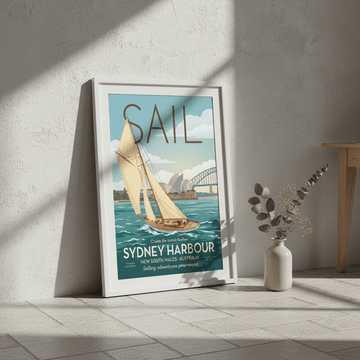 Vintage Sail Sydney Advertisement Poster wall - art - picture - poster