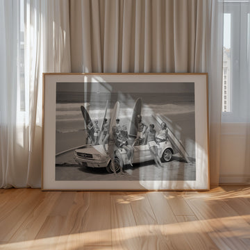 Vintage Surfers Chillax Photography Wall Art - Style My Wall