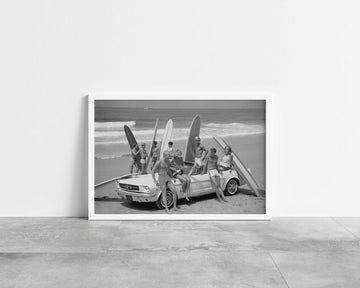 Vintage Surfers Chillax Photography Wall Art - Style My Wall