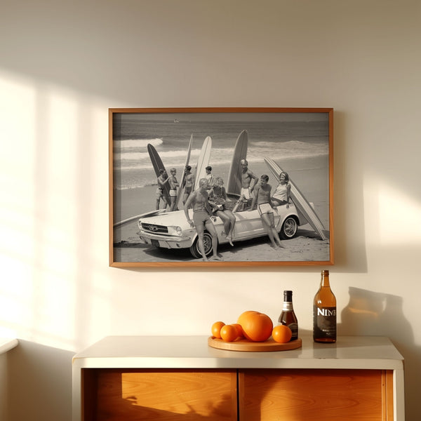 Vintage Surfers Chillax Photography Wall Art