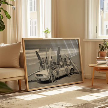 Vintage Surfers Chillax Photography Wall Art - Style My Wall