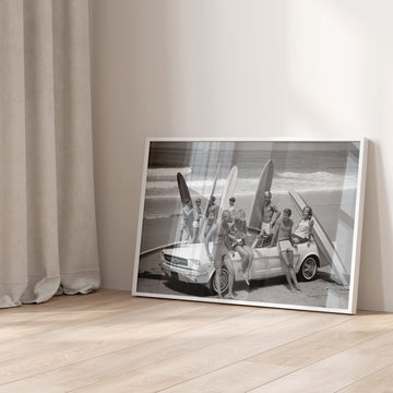 Vintage Surfers Chillax Photography Wall Art - Style My Wall