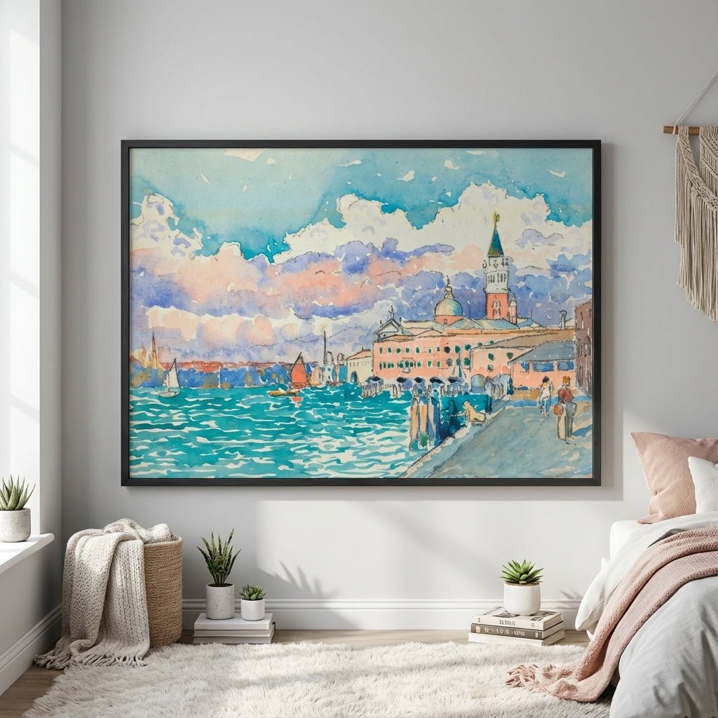 Vintage Venice Art Print Henri Edmond wall - art - picture - poster