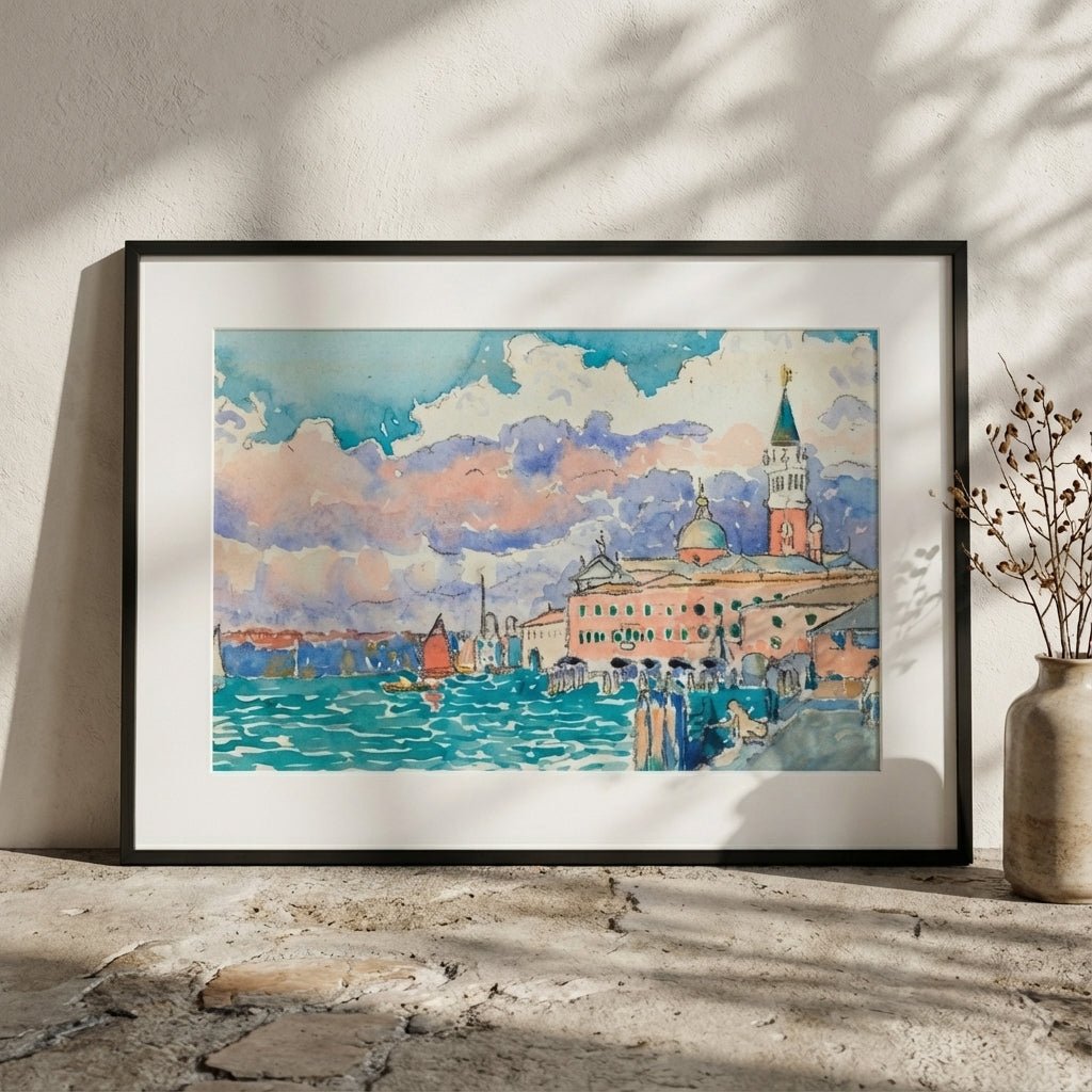 Vintage Venice Art Print Henri Edmond wall - art - picture - poster