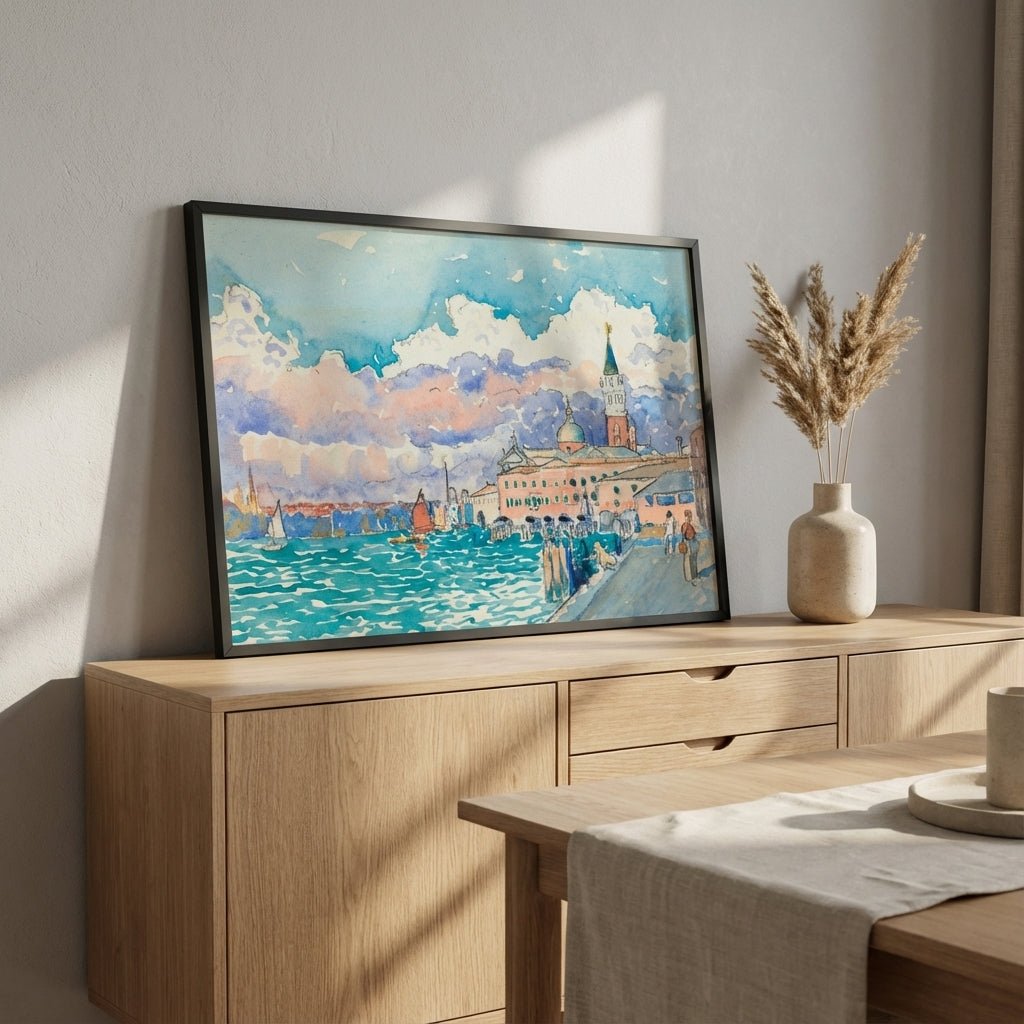 Vintage Venice Art Print Henri Edmond wall - art - picture - poster