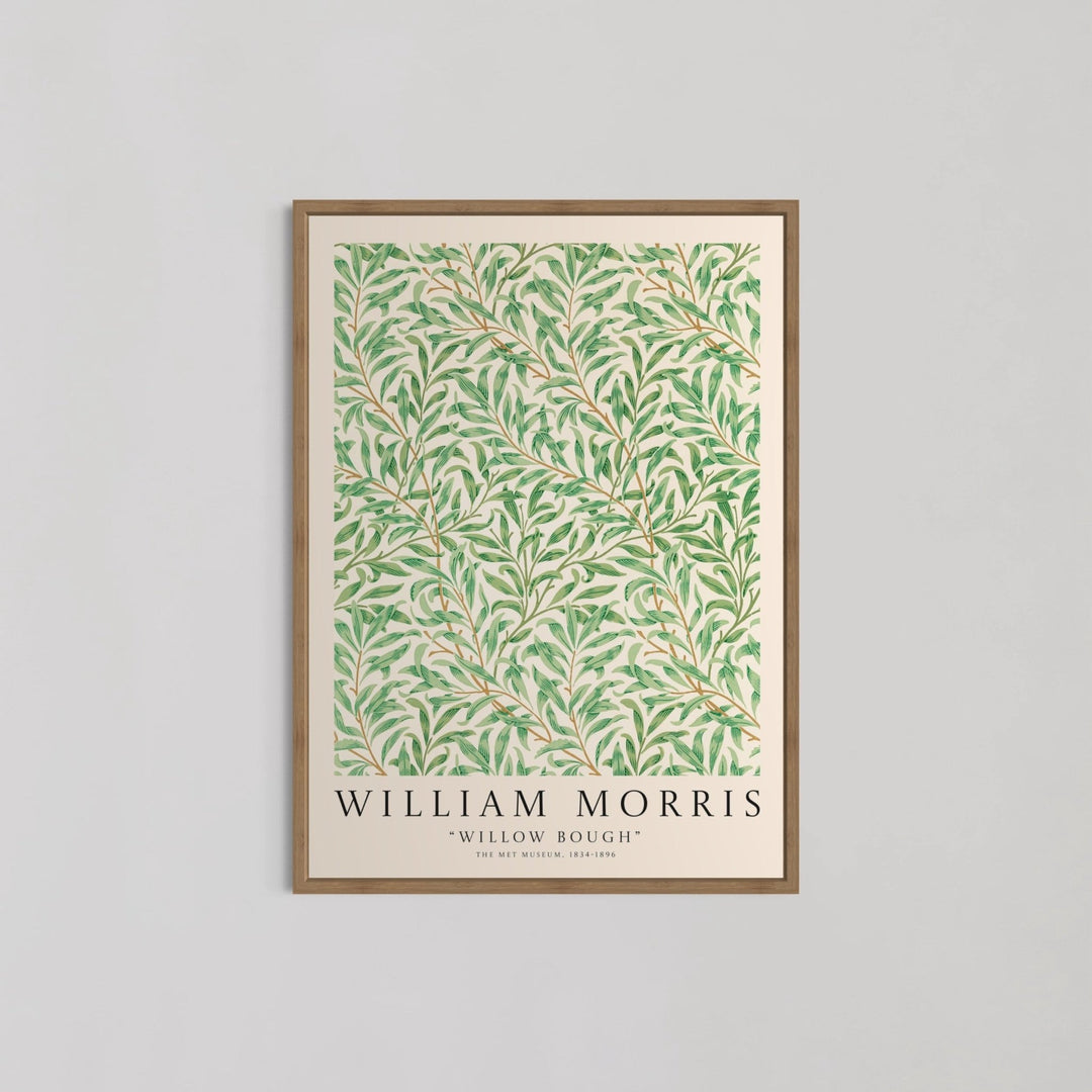 Vintage Willow Bough Pattern Wall Art by William Morris - Style My Wall