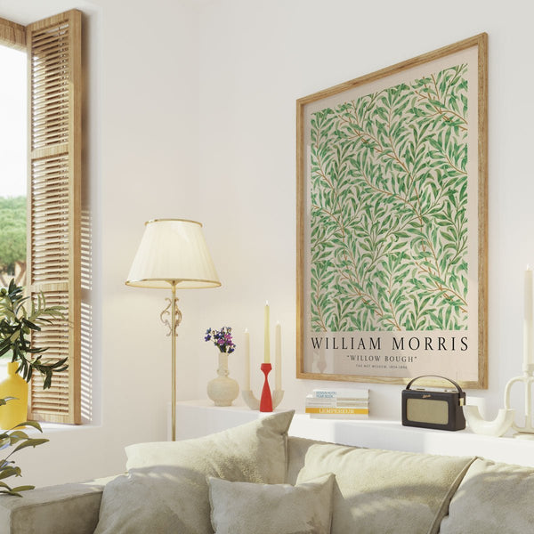 Vintage Willow Bough Pattern Wall Art by William Morris