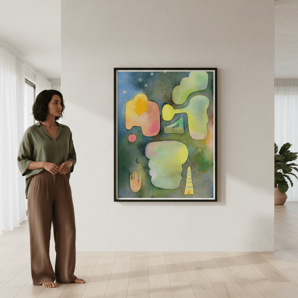 Visual Flow by Wensi Zhai wall - art - picture - poster