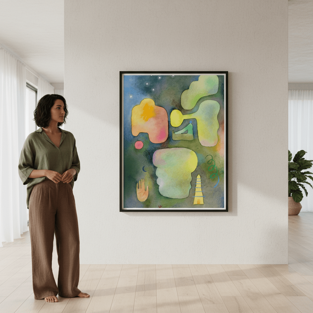 Visual Flow by Wensi Zhai wall - art - picture - poster