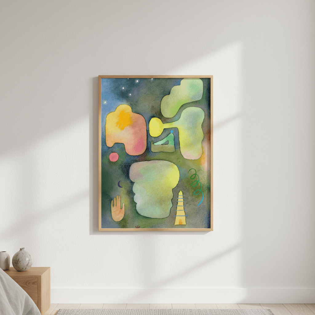 Visual Flow by Wensi Zhai wall - art - picture - poster