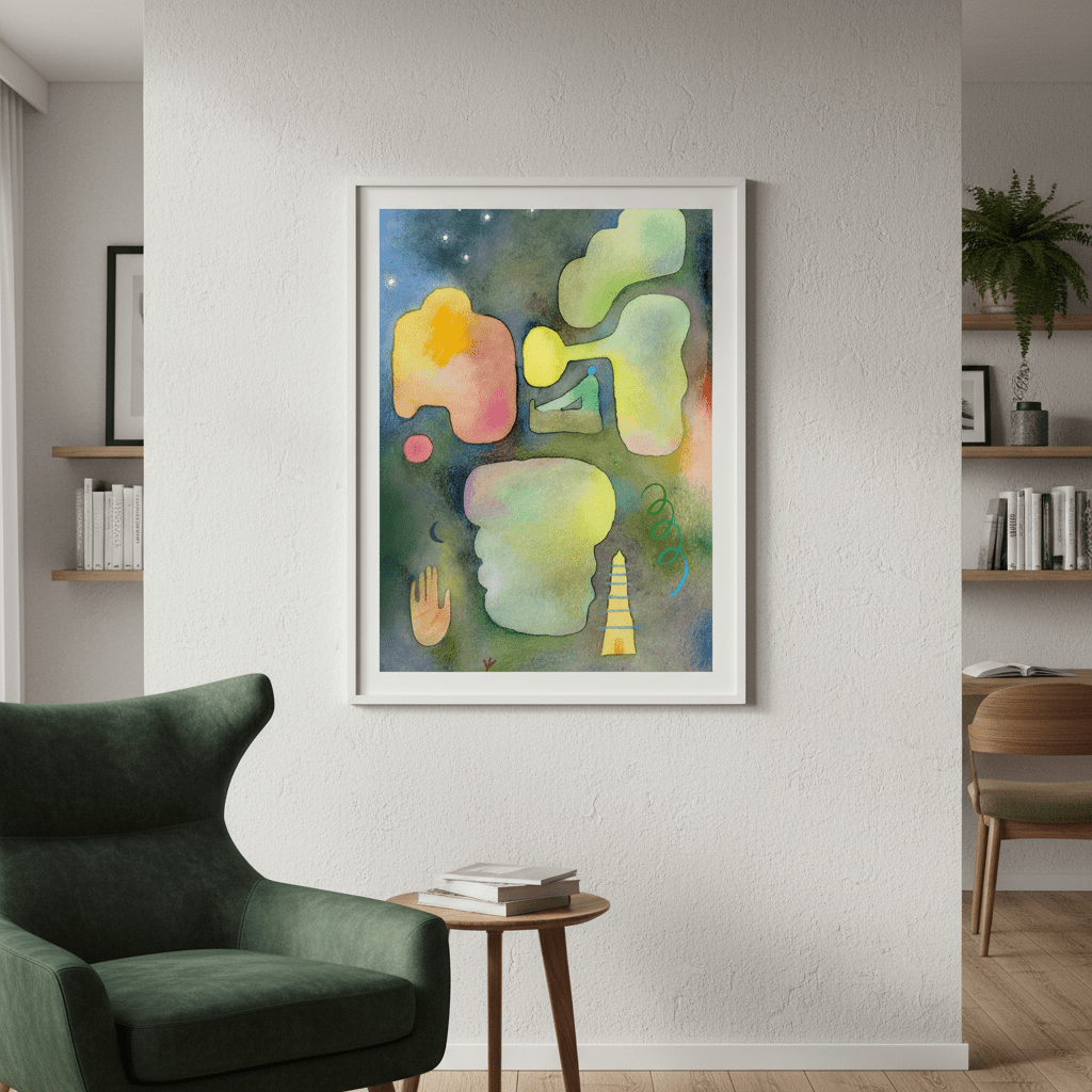 Visual Flow by Wensi Zhai wall - art - picture - poster